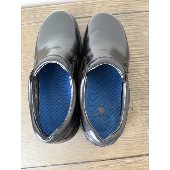 Dansko Wynn Men’s Size 7.5 8 EU 41 Slip Resistant Black Leather Slip On Shoes - Picture 6 of 10